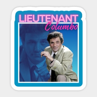 Columbo Retro 90s T-Shirt Sticker